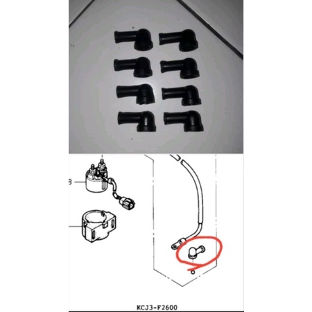 Karet tutup dinamo stater bendik tiger megapro cbr original