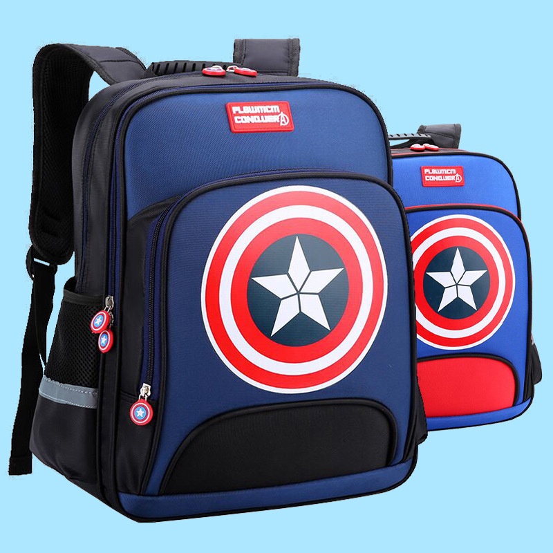 GOKIDO - BK121 TAS SEKOLAH CAPTAIN AMERICA TAS RANSEL ANAK TAS ANAK TAS SEKOLAH ANAK TAS RANSEL SEKOLAH