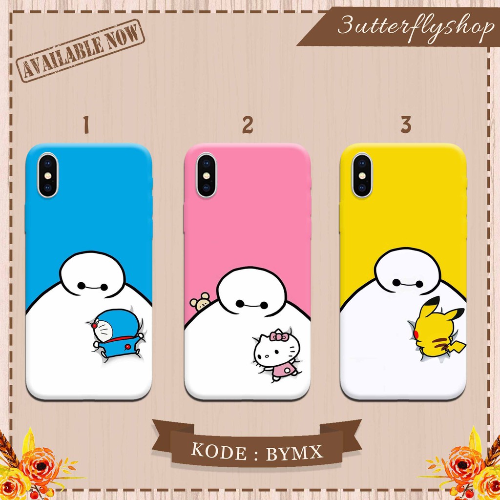 Baymax Kartun casing case HP xiaomi samsung iphone oppo vivo realme redmi meizu