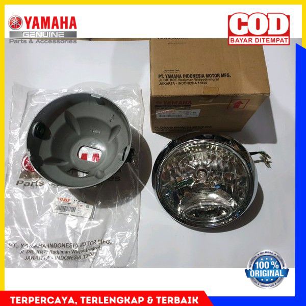 Lampu Depan Refektor Scorpio RXK RXKING Set Sparepart Yamaha Original