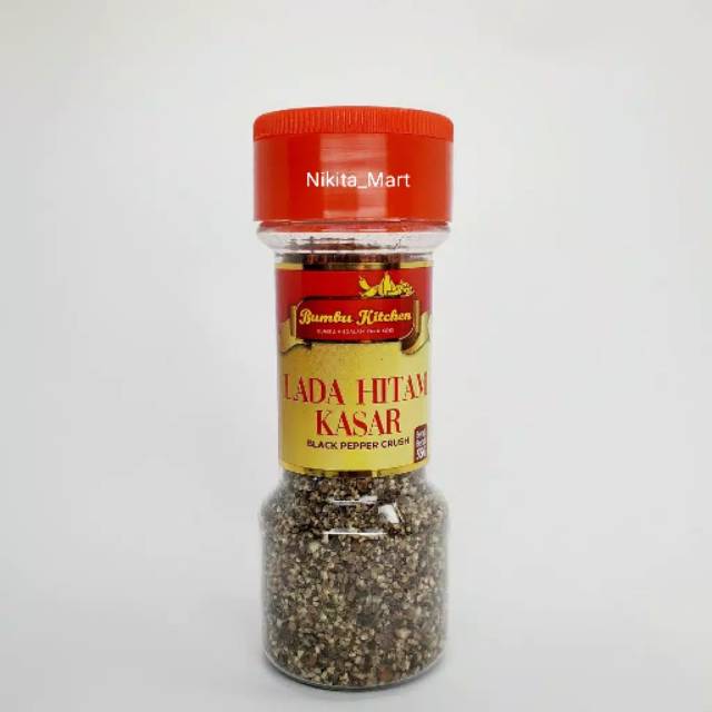 

Bumbu kitchen lada hitam kasar 55 gram