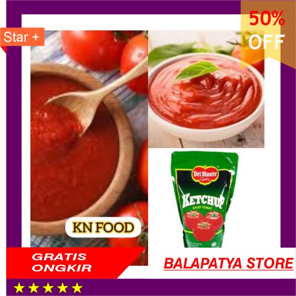 

40 OFF KHUSUS HARI INI !!! Saos tomat Delmonte - Tomat Delmonte - 1 Kg- Saus Tomat Delmonte