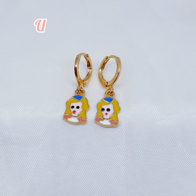 Anting anak Karakter lapis mas 18k ♡GOTEN-6♡