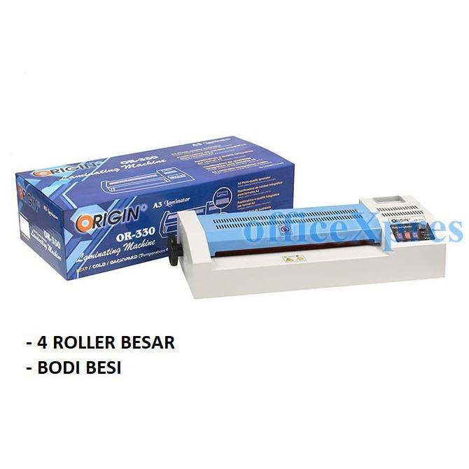 

Mesin Laminating OR 330 / Laminating A3 / Laminator Kertas A3 Origin (ART. Y629)