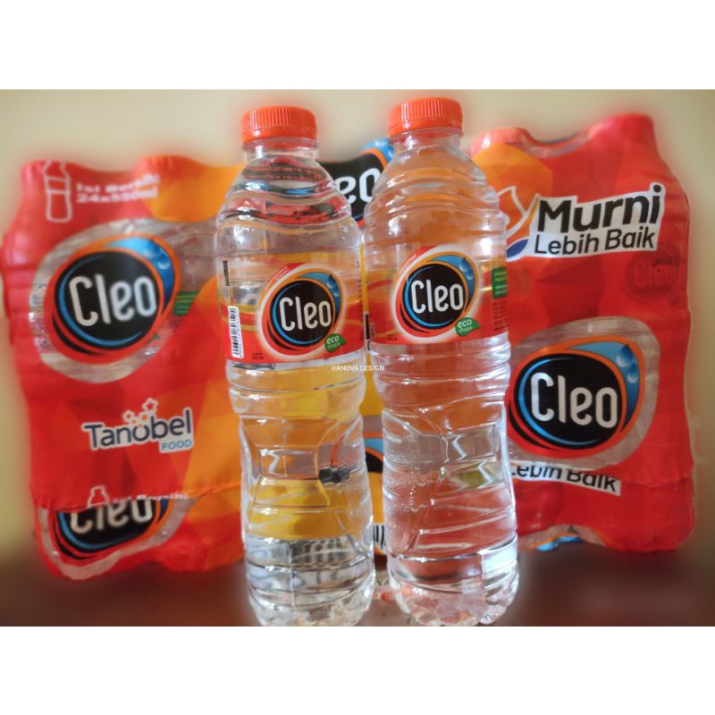 Cleo Botol 550 ml/Air Minum Cleo Gojek/Grab Only