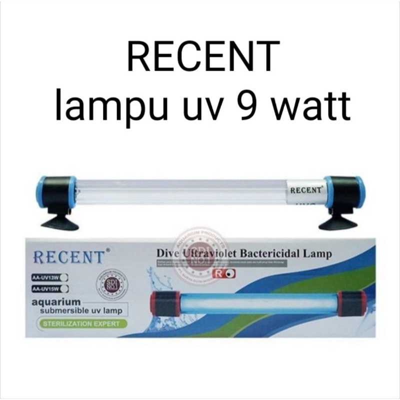 Lampu UV 9watt RECENT AA UV 9W Sterilizer lampu Ultraviolet filter