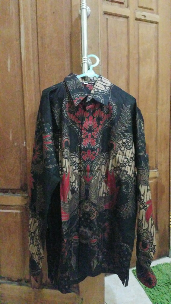 Kemeja Batik Lengan Panjang Size M L Xl Xxl Xxxl