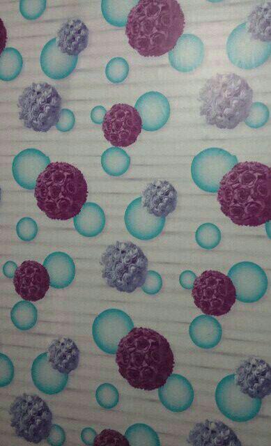 Wallpaper Sticker Dinding High Quality-kotak Pohon Biru/3d Biru