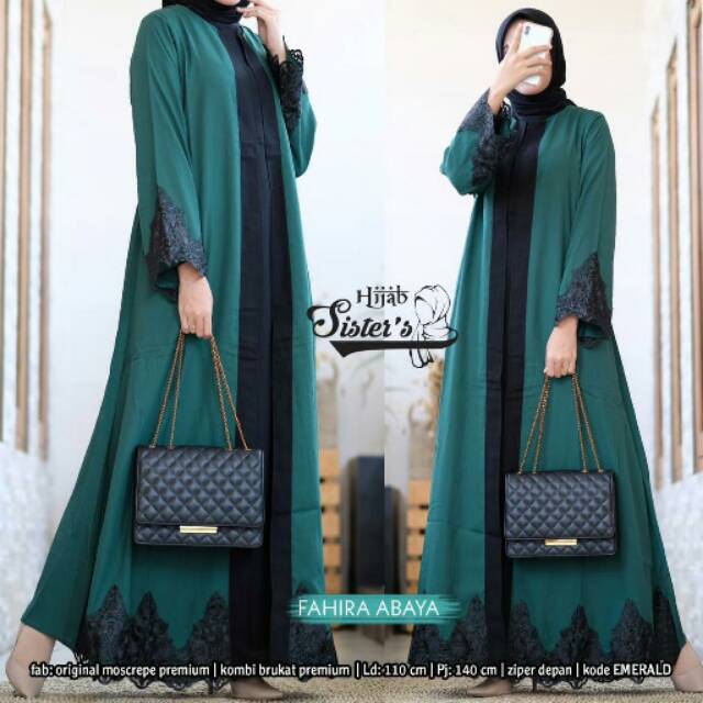 Fahira abaya ori Hijab sisters || Abaya