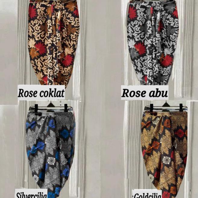 Rok lipit midi batik