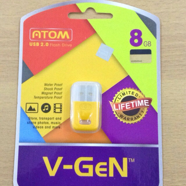 E_    Flashdisk Vgen Atom 8GB , 16GB