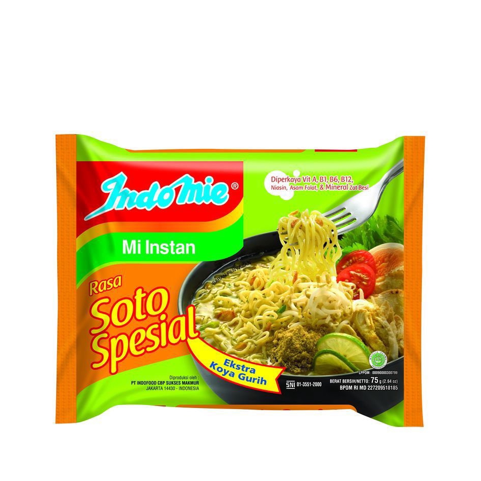 

OL8 - Indomie Mie Instant Soto Spesial 75G