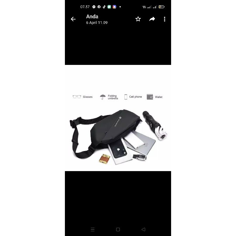 TAS SELEMPANG SOULGATE  ANTI AIR ANTI HUJAN WEISBAG ORIGINAL