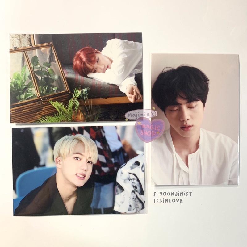 Oneul Live Photo Seokjin Jin Hobi J-Hope Hoseok BTS PC Photocard Postcard