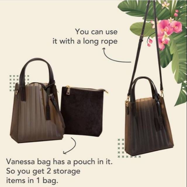 JIMSHONEY VANESSA BAG / TAS JELLY / TAS SLINGBAG / HANDBAG / TOTEBAG / TAS TRANSPARAN