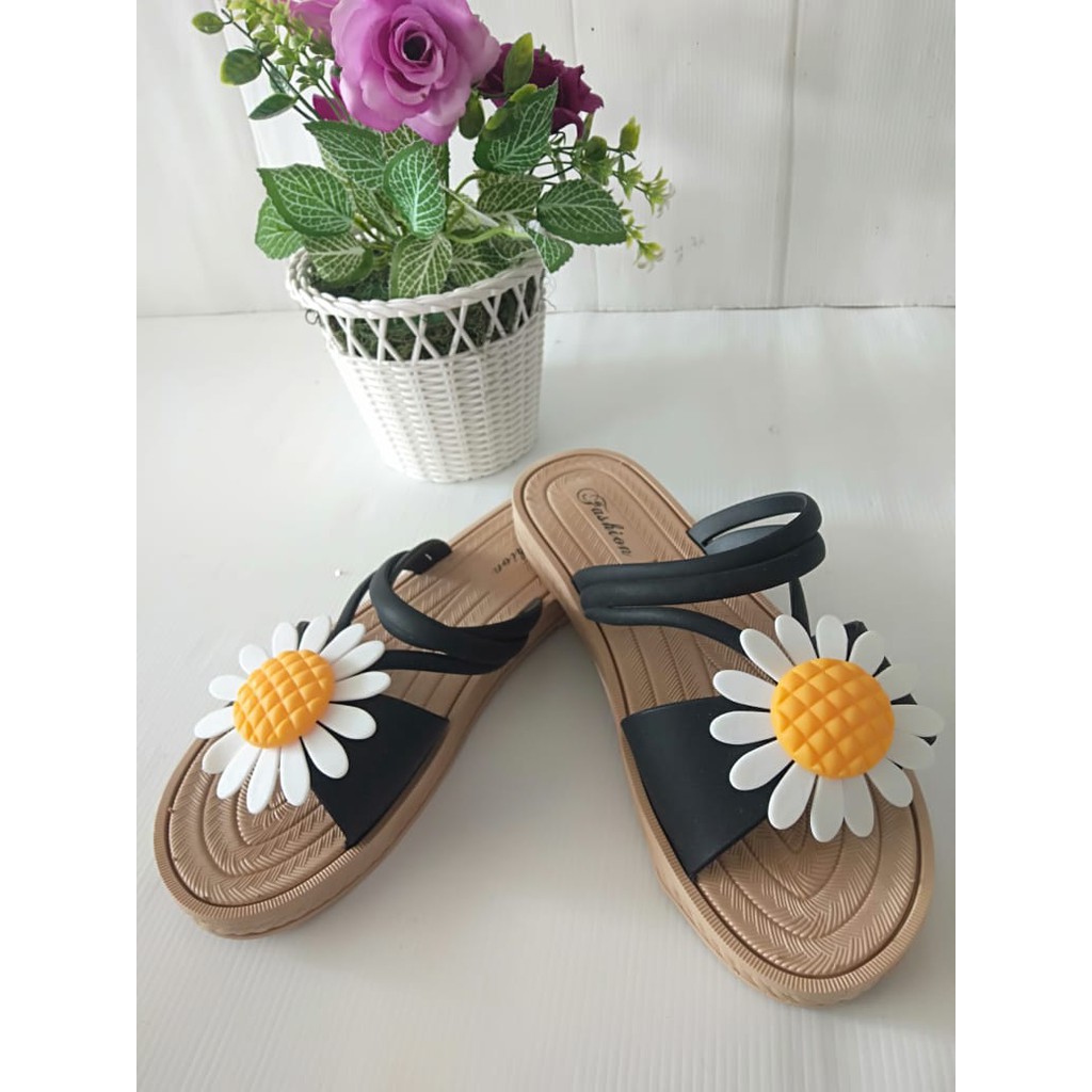 sogo mport SANDAL TALI Sepatu Sandal Wanita Teplek Sepatu Sandal Cewek Flat Jelly Kekinian