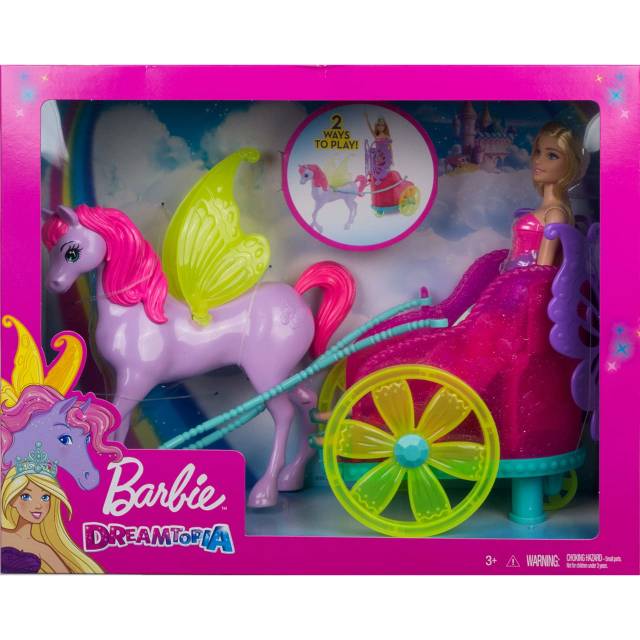 barbie dreamtopia horse and carriage