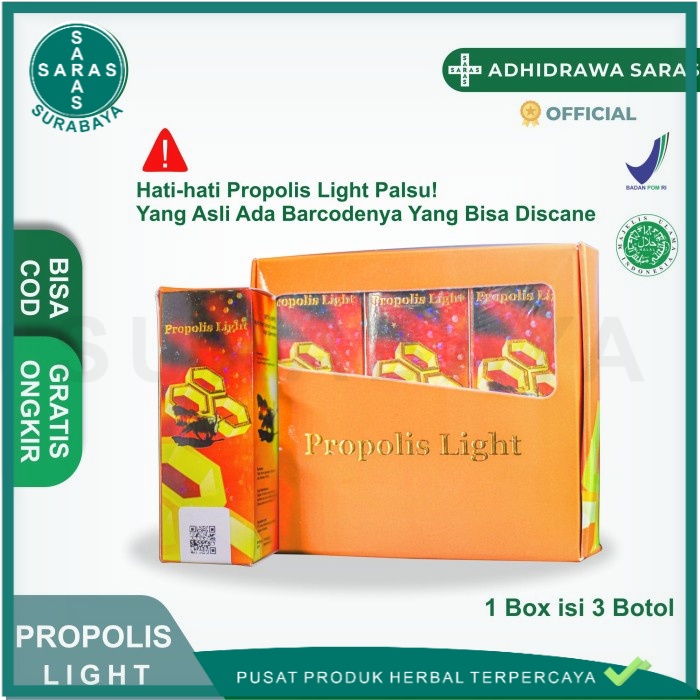 [1Box] Propolis Light Biotechnology Original Terbukti Terbaik Asli