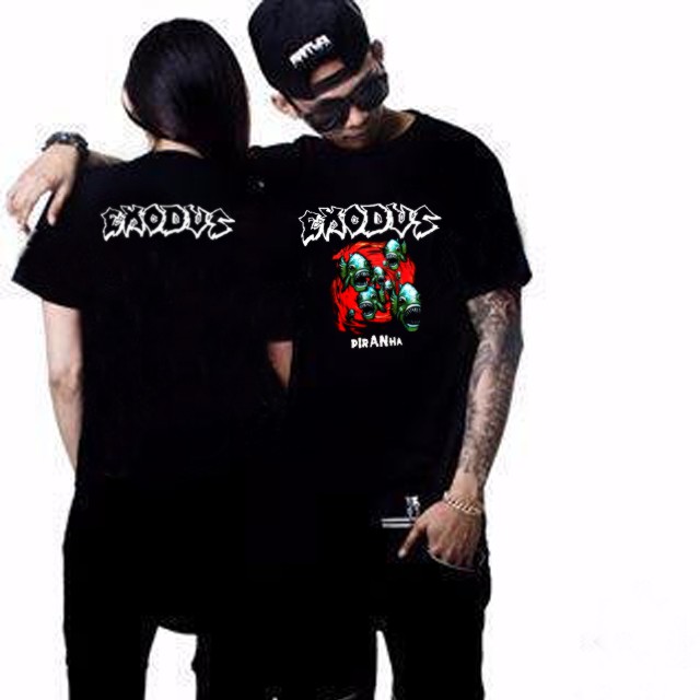 Kaos Exodus Band Tshirt Casual Unisex T-SHIRT Bahan Katun