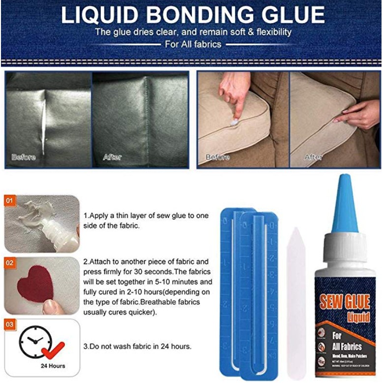 Lem Perekat Kuat Untuk Pakaian Jok Kulit DLL