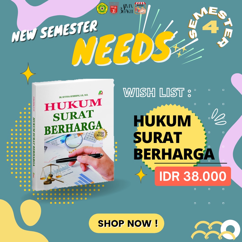 Jual Buku Hukum Surat Berharga - Dr. Sentosa Sembiring | Shopee Indonesia