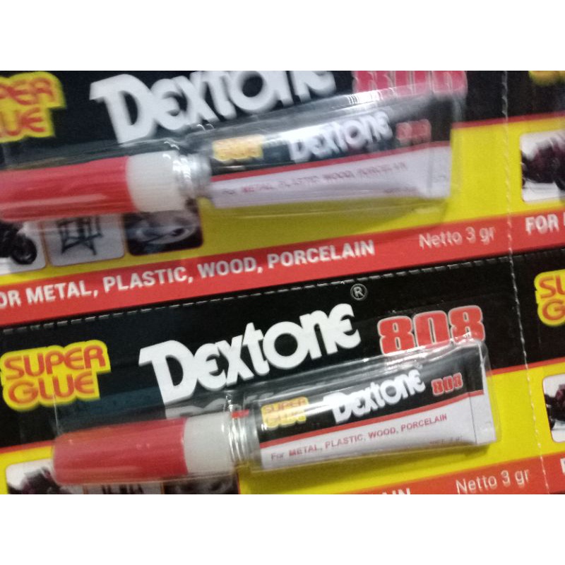 LEM SUPER GLUE DEXTONE 808 ASLI ORIGINAL 3gr