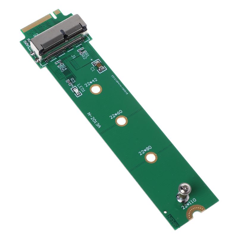 btsg For MacBook Air Pro 12+16 Pins SSD to M.2 Key M (NGFF) PCI-e Adapter Converter Card for PC Computer Accessories