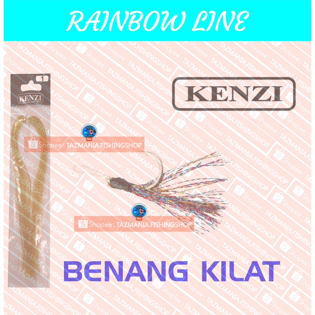 Bulu Mutiara✓ Benang Mutiara✓ Benang Assist Hook✓ Benang Kilat Firelock | Benang KENZI RAINBOW