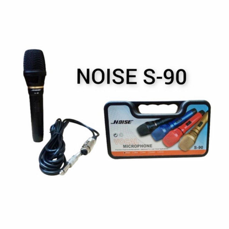 COD Microphone NOISE S-90 Mic Kabel Mikrofon Suara vocal empuk//MIC KABEL//MIC KARAOKE NOISE S-90