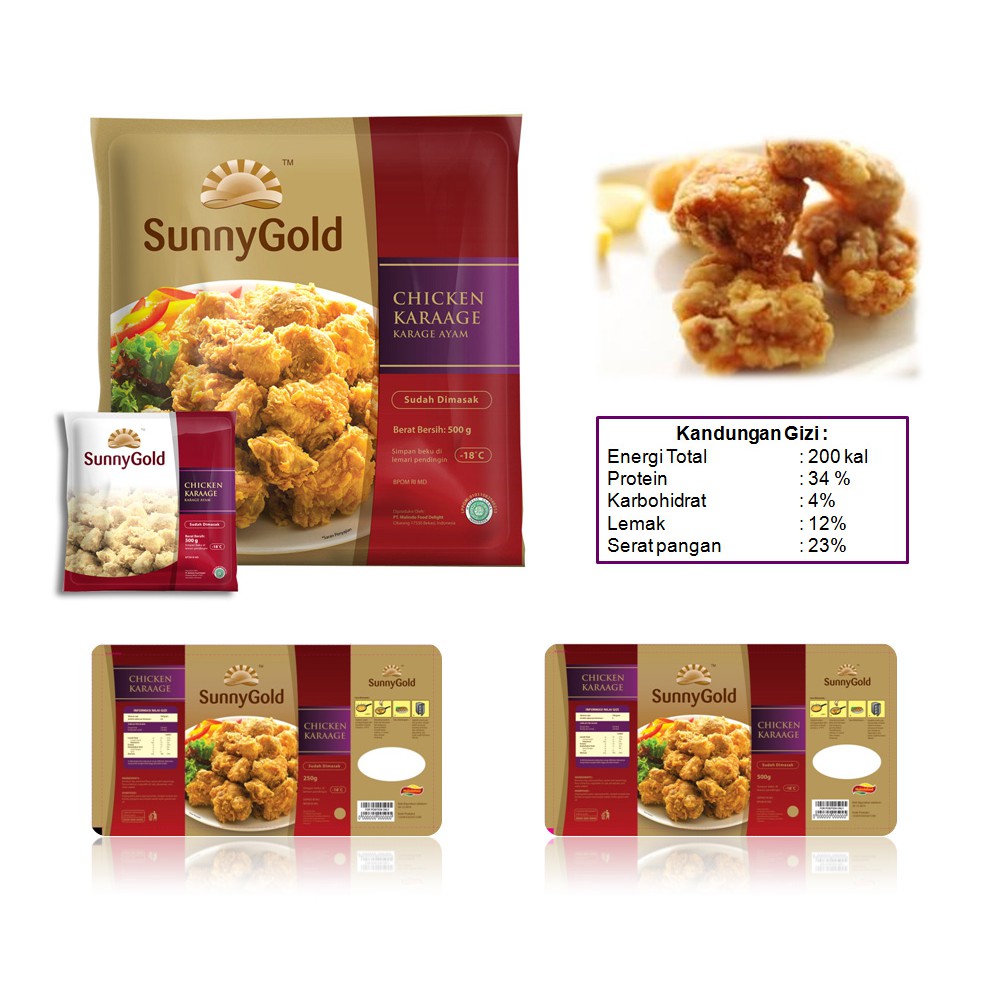 

SUNNY GOLD CHICKEN KARAGE 500gram