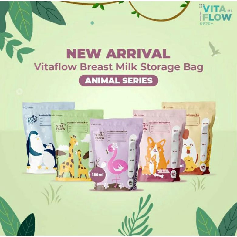 Vitaflow Breast Milk Storage Bag / Kantong Asi 150ml