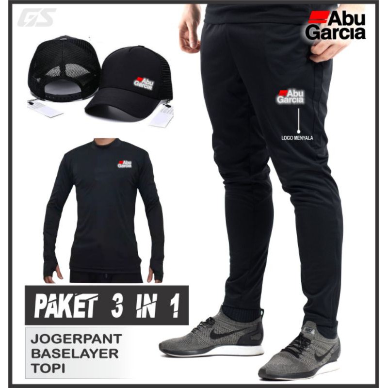 Baju pemancing mania manset Panjang baselayer joger topi pemancing dejati keren murah
