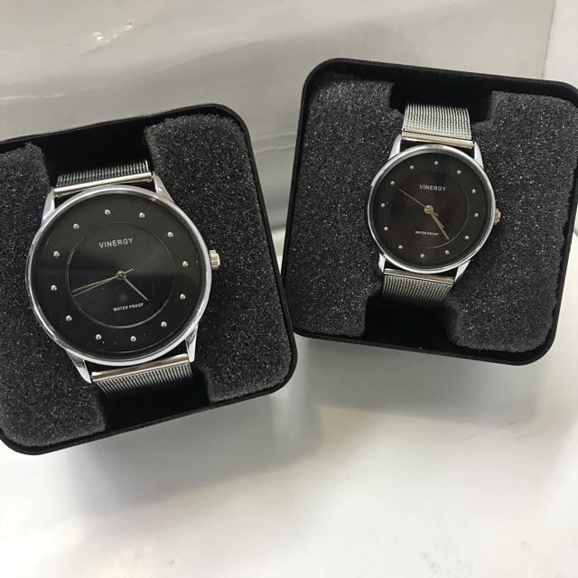 JAM TANGAN COUPLE VINERGY RANTAI PASIR