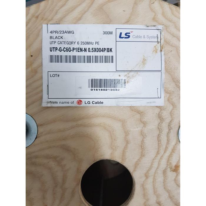 Utp Cab | Ls Kabel Cat6 / Utp Cat 6 Outdoor Black , Kabel Lan Pe Jacket