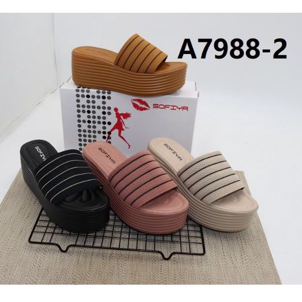 Sandal wedges import sofiya 7988-2