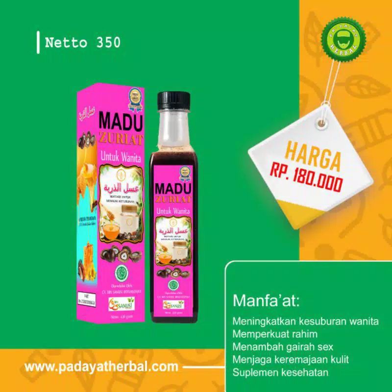 MADU ZURIAT ORIGINAL MURNI 100% PROMIL ZURIYAT