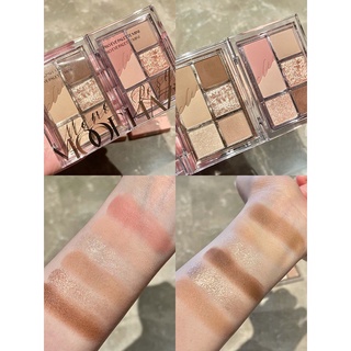 Eyeshadow Nude Matte Glitter Korean Palette Pigmented 5 Warna termurah