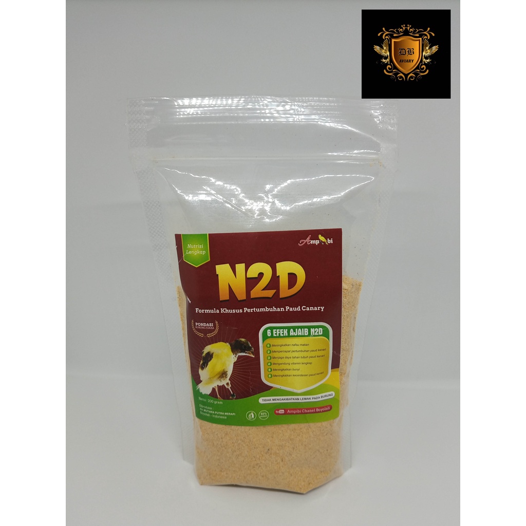 Pakan Paud dan Indukan Burung Kenari N2D Ampibi