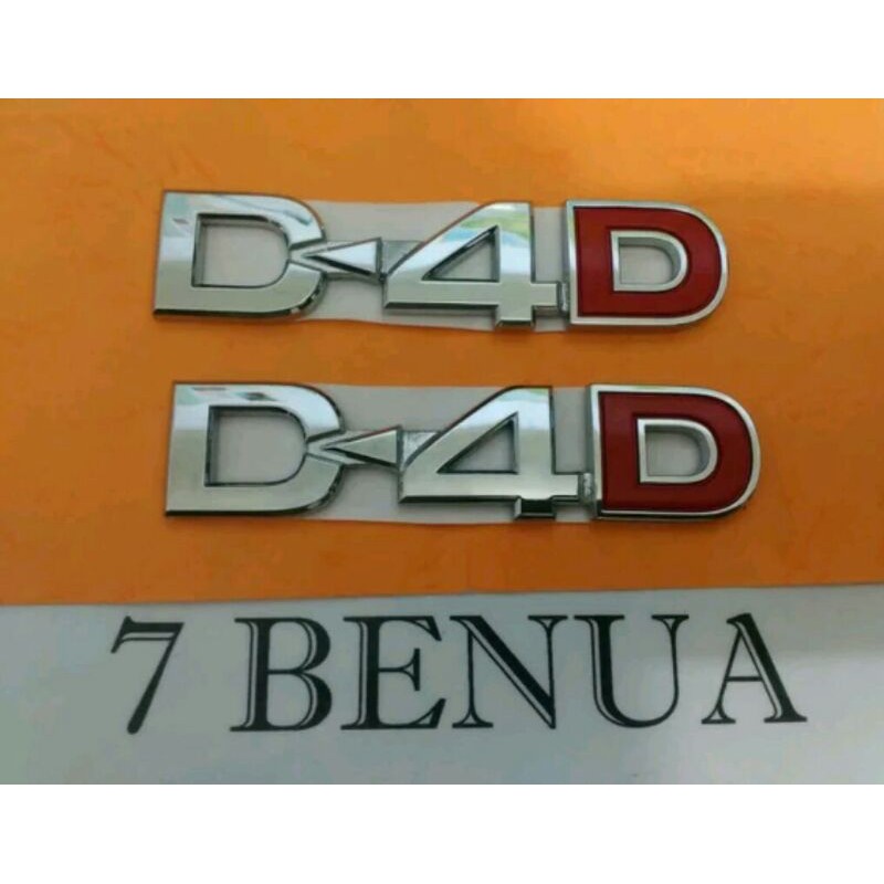 LOGO/EMBLEM D4D TOYOTA FORTUNER