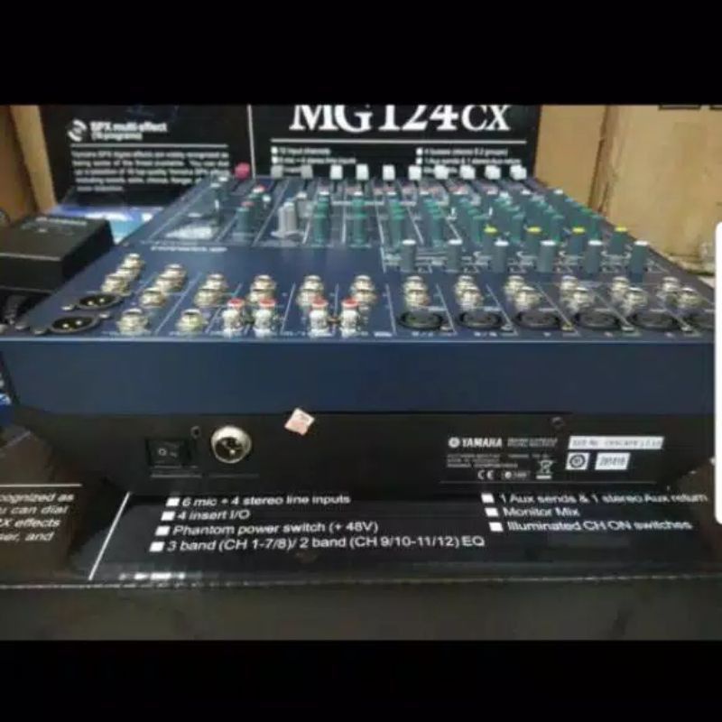 mixer Audio Mixer YAMAHA MG 124cx mg 124 cx 12 channel