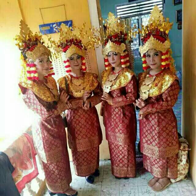 Jual 1 sett baju+aksesoris penari palembang | Shopee Indonesia