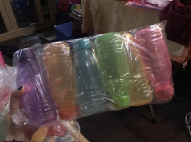 6 Botol Minum Evo 350 Ml Triangle Segitiga - Souvenir Ultah - Souvenir Ulang Tahun Anak