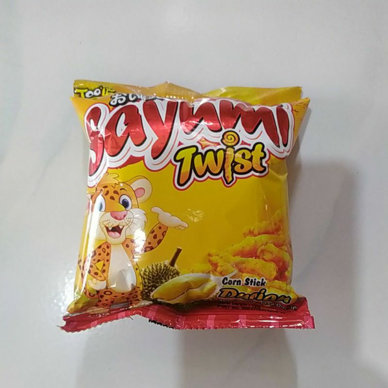 

Sayumi Twist Corn Stick Rasa Durian 12g