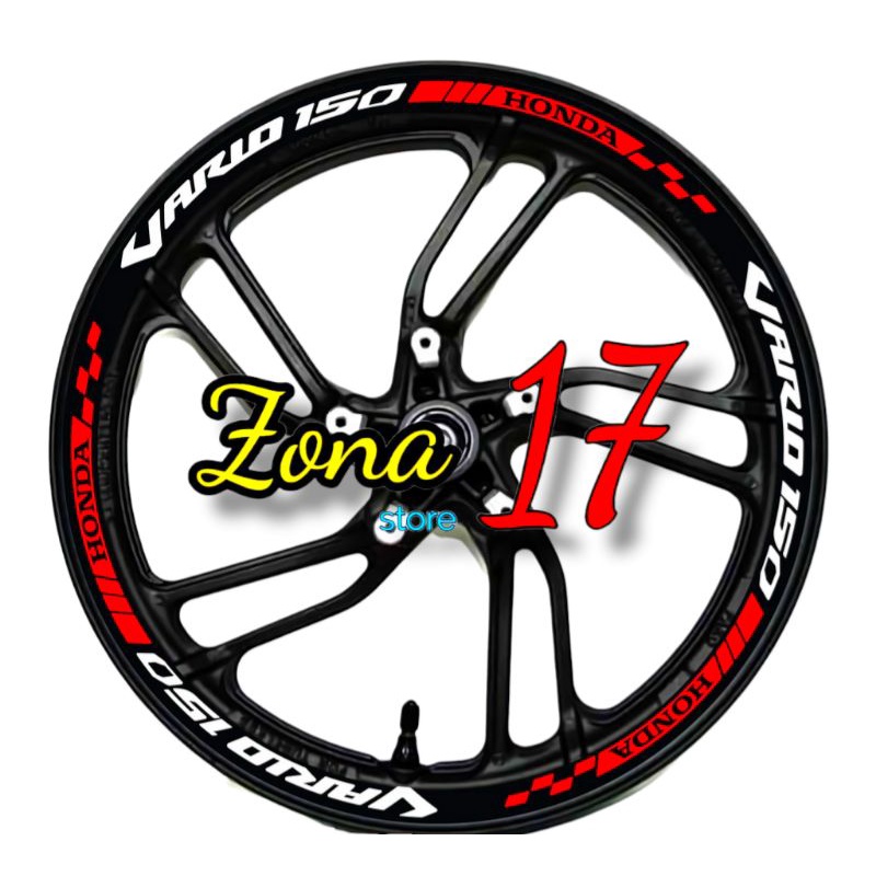 stiker velg vario 150cc 2016-2018-2020-2021,sticker velg ALL VARIO 150 custom,stiker sticker variasi