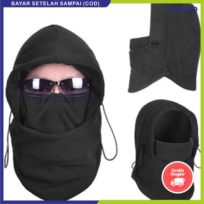 Baff Buff Masker Balaclava Bandana Kupluk Topi Helm Polar 6 in 1 Full Face Murah