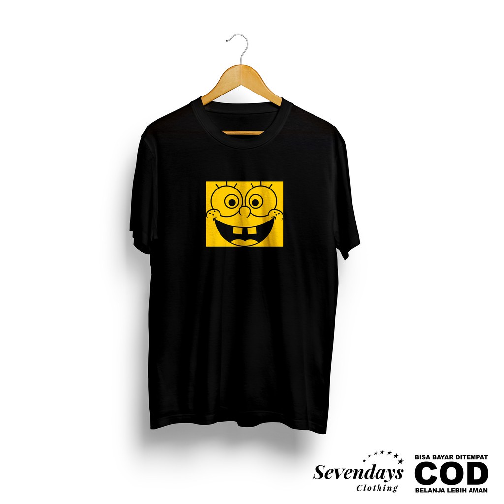 Tshirt Baju Kaos Distro SPONGEBOB  / Kaos Distro Pria Wanita