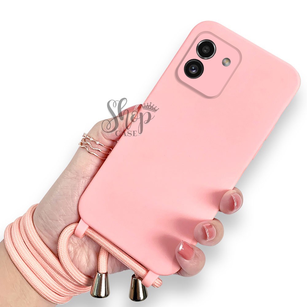 Softcase Tali For Samsung A03 | Case Camera Protech | Case Macaron Samsung A03 | Softcase Samsung A0