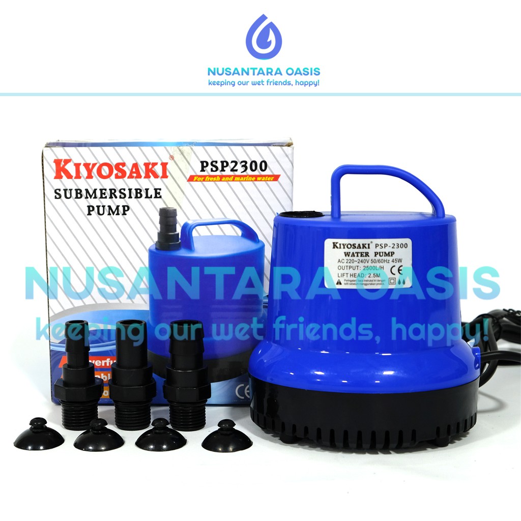 POMPA AIR CELUP POWER HEAD AQUARIUM KIYOSAKI PSP 2300 SUBMERSIBLE PUMP