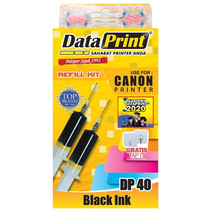 DataPrint DP 40 Tinta Refill For Canon - Hitam (KODE 88)