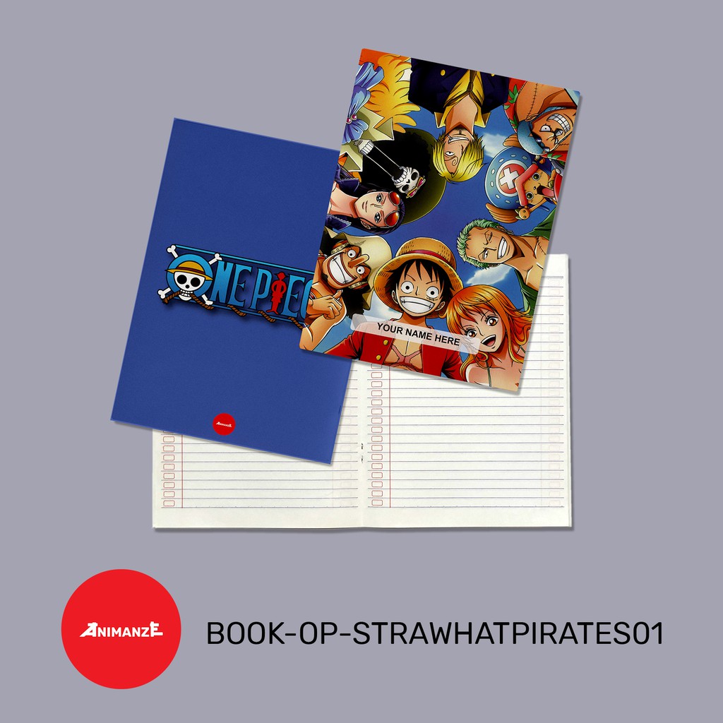 

[READY STOCK] Buku Tulis One Piece (Min.beli 2 pcs) - Buku Tulis Anime - Anime Straw Hat Pirates